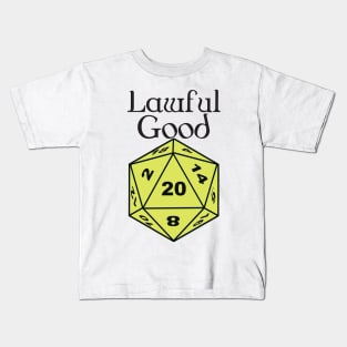 Lawful Good Alignment Kids T-Shirt